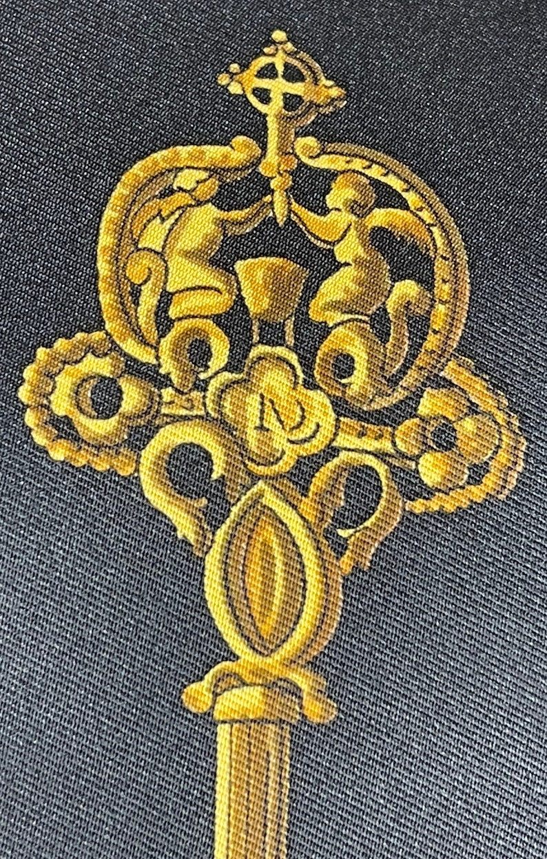 HERMES SILK SCARF PARIS LES CLEFS CATY LATHAM