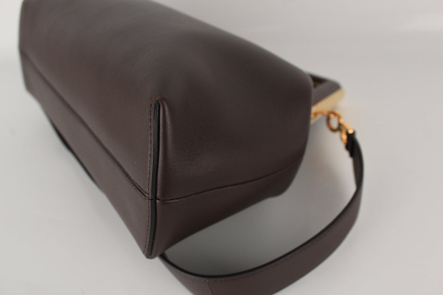 FENDI FIRST MEDIUM NAPPA BAG DARK BROWN