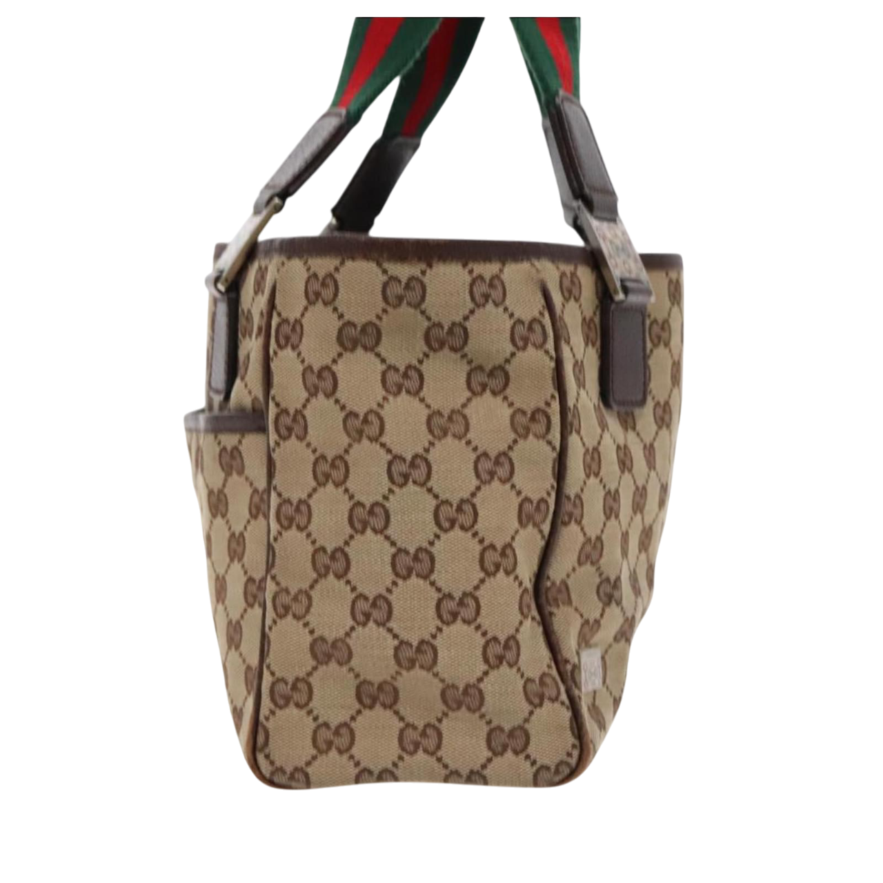 GUCCI GG CANVAS WEB SHERRY LINE BAG