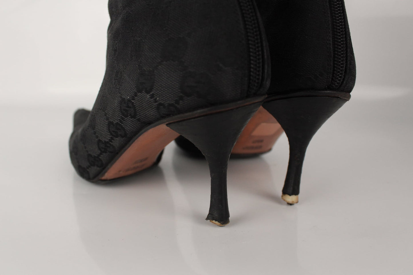 GUCCI GG CANVAS SOCK BOOTS