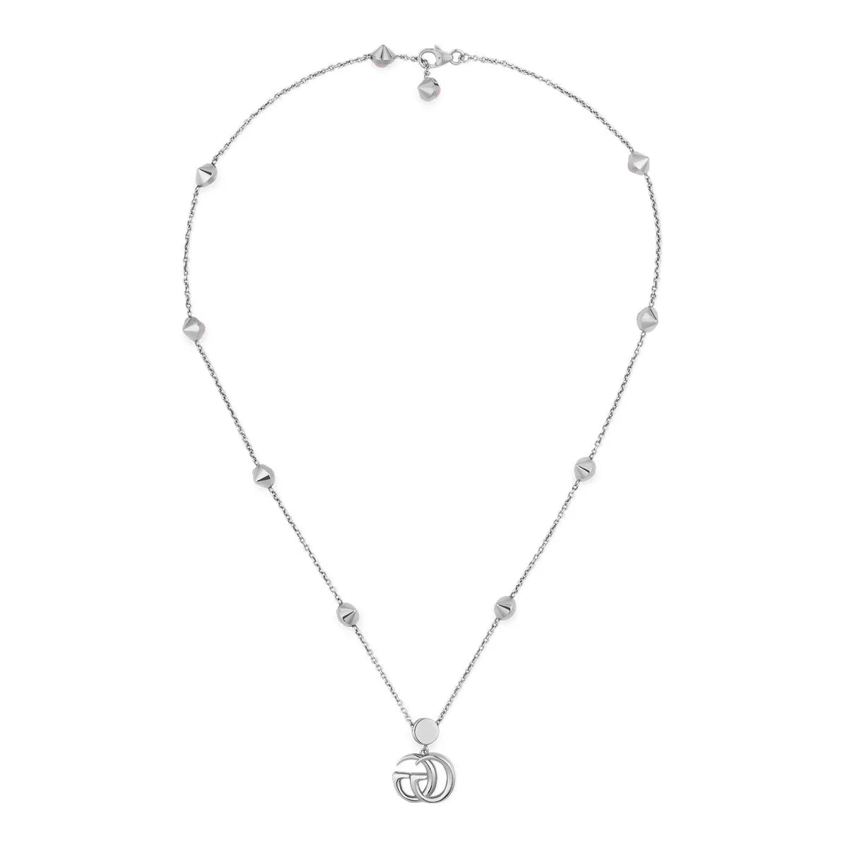 GUCCI GG MARMONT STERLING SILVER WITH MOTHER OF PEARL ,BLUE TOPAZ AND TURQUOISE RESIN