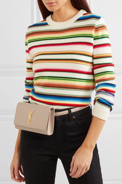 YVES SAINT LAURENT YSL CASSANDRE CROSSBODY BELT BAG /WOC