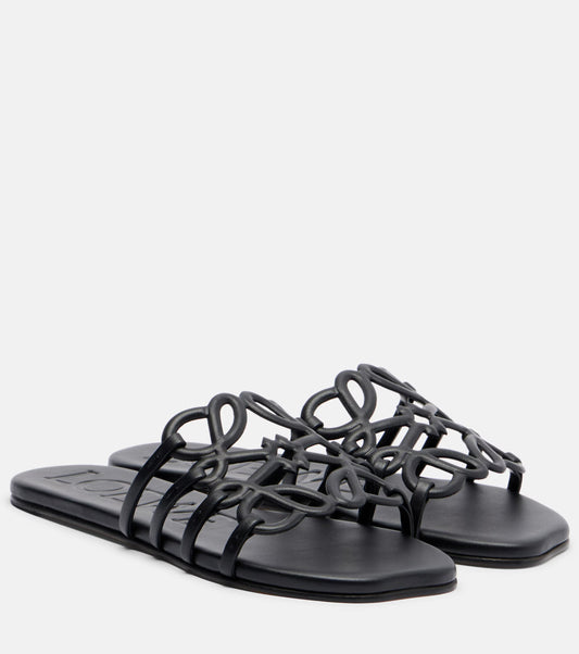 LOEWE PETAL ANAGRAM SLIDE
