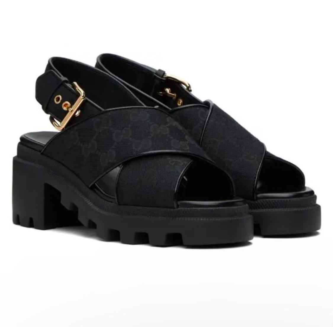 GUCCI LUG SOLE SANDALS