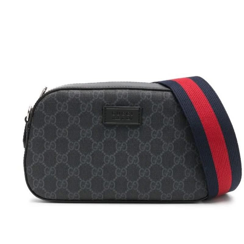 GG SUPREME CANVAS SHOULDER BAG