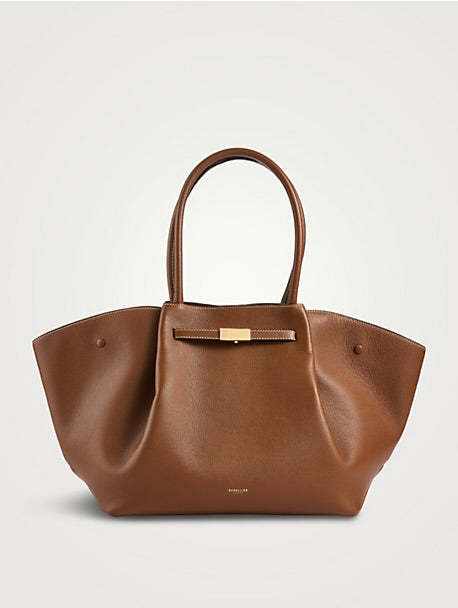 DEMELLIER MIDI NEW YORK LEATHER BAG