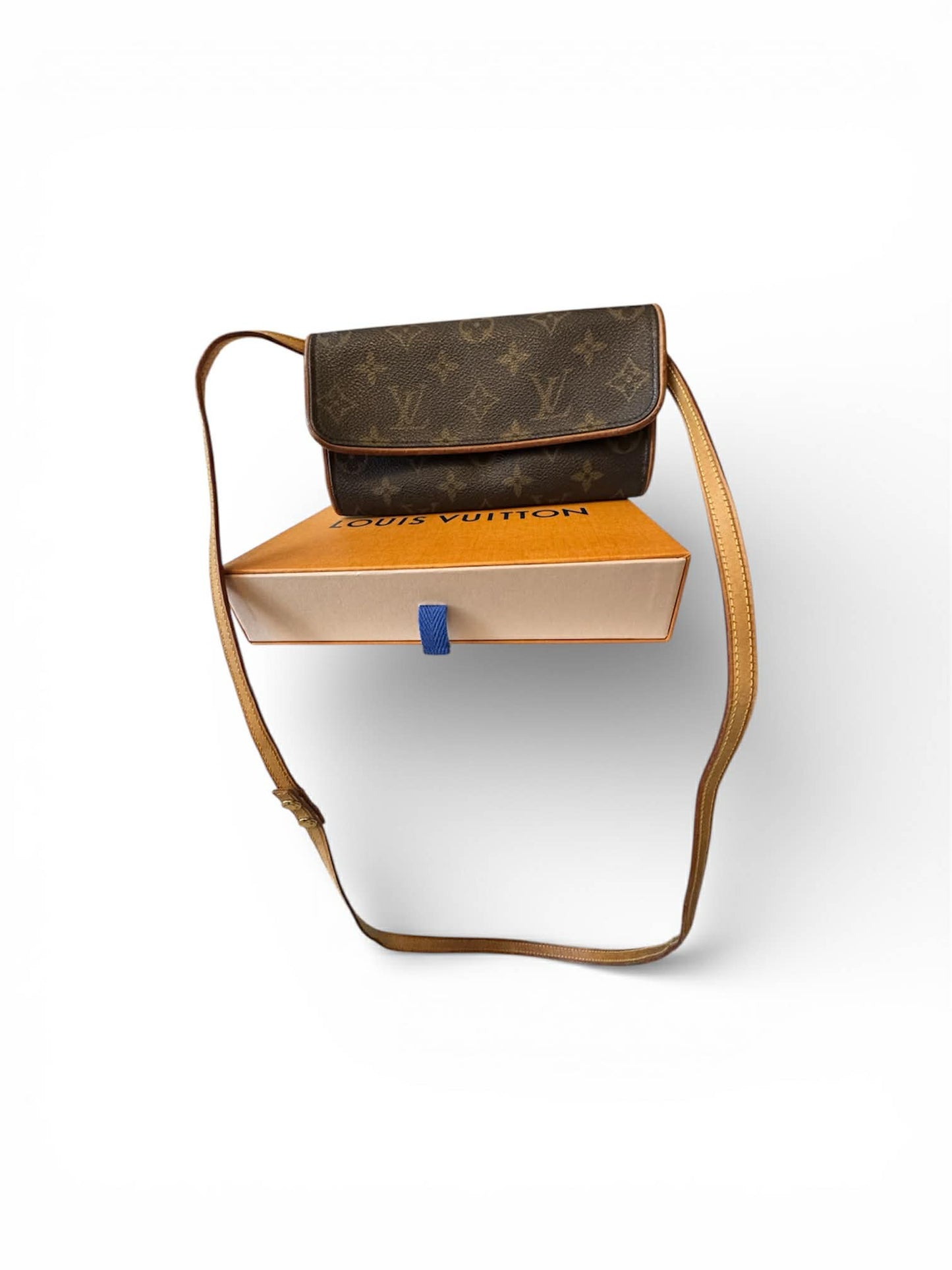 LOUIS VUITTON LV MONOGRAM CANVAS POCHETTE FLORENTINE BELT BAG