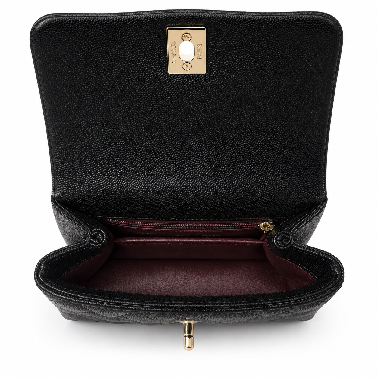 CHANEL CC TOP HANDLE EXTRA MINI CAVIAR