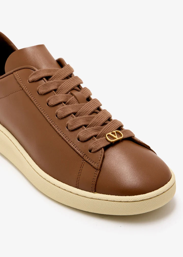VALENTINO ROYCO MENS LEATHER SNEAKERS