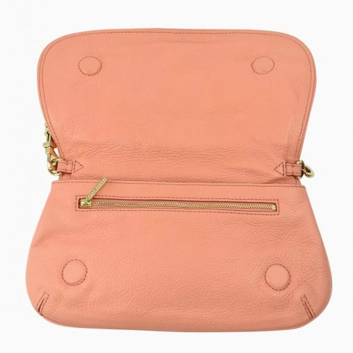 TORY BURCH CHAIN-LINK LEATHER SHOULDER BAG