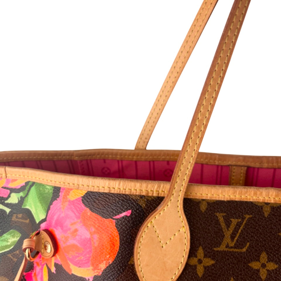 LOUIS VUITTON MONOGRAM ROSE NEVER FULL MM LIMITED EDITION