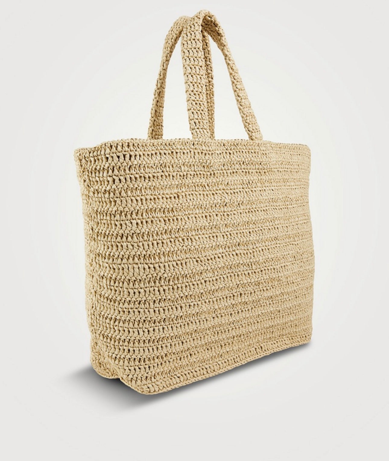 YVES SAINT LAURENT YSL RIVE GAUCHE RAFFIA TOTE
