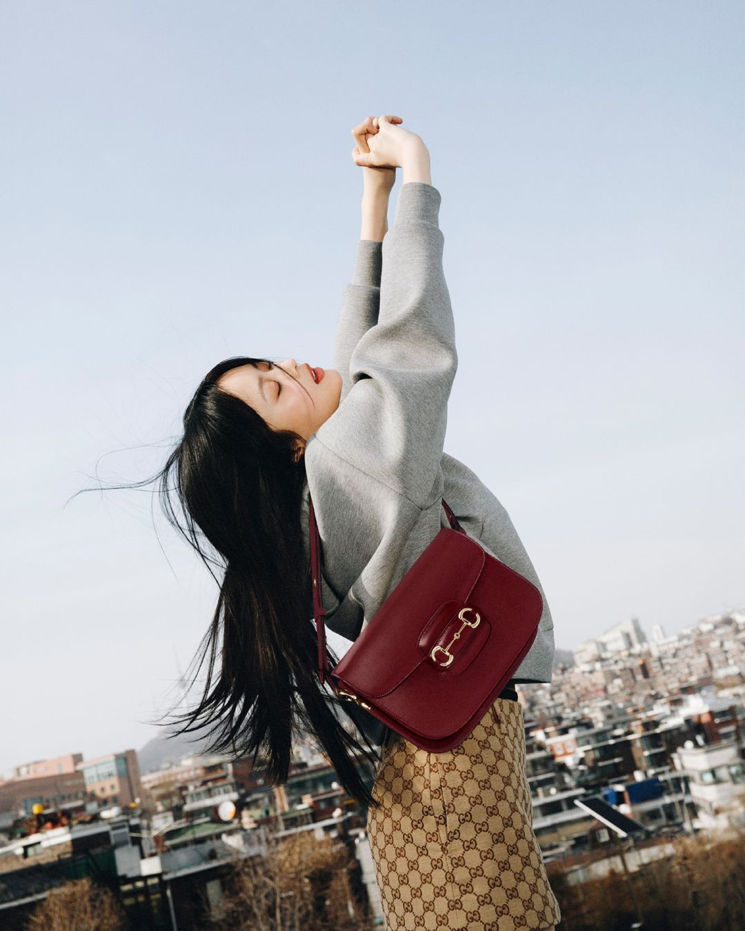 GUCCI GG 1955  HORSEBIT AURA SMALL BAG