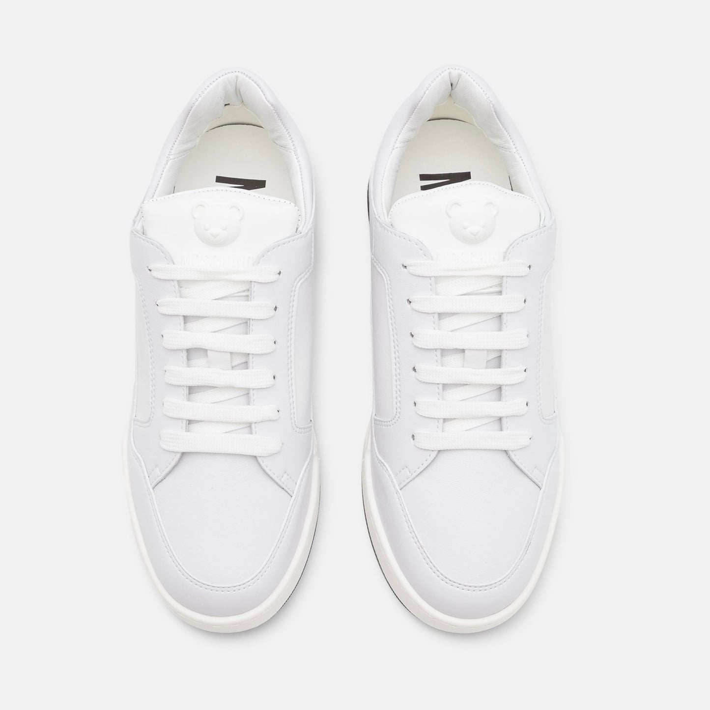 MOSCHIMO LEATHER LACE-UP SNEAKERS