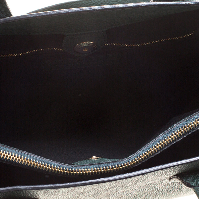 BURBERRY BB BANNER CHECK MEDIUM TOTE BAG