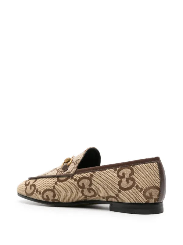 GUCCI GG WOMENS JORDAN JUMBO MONOGRAM LOAFER