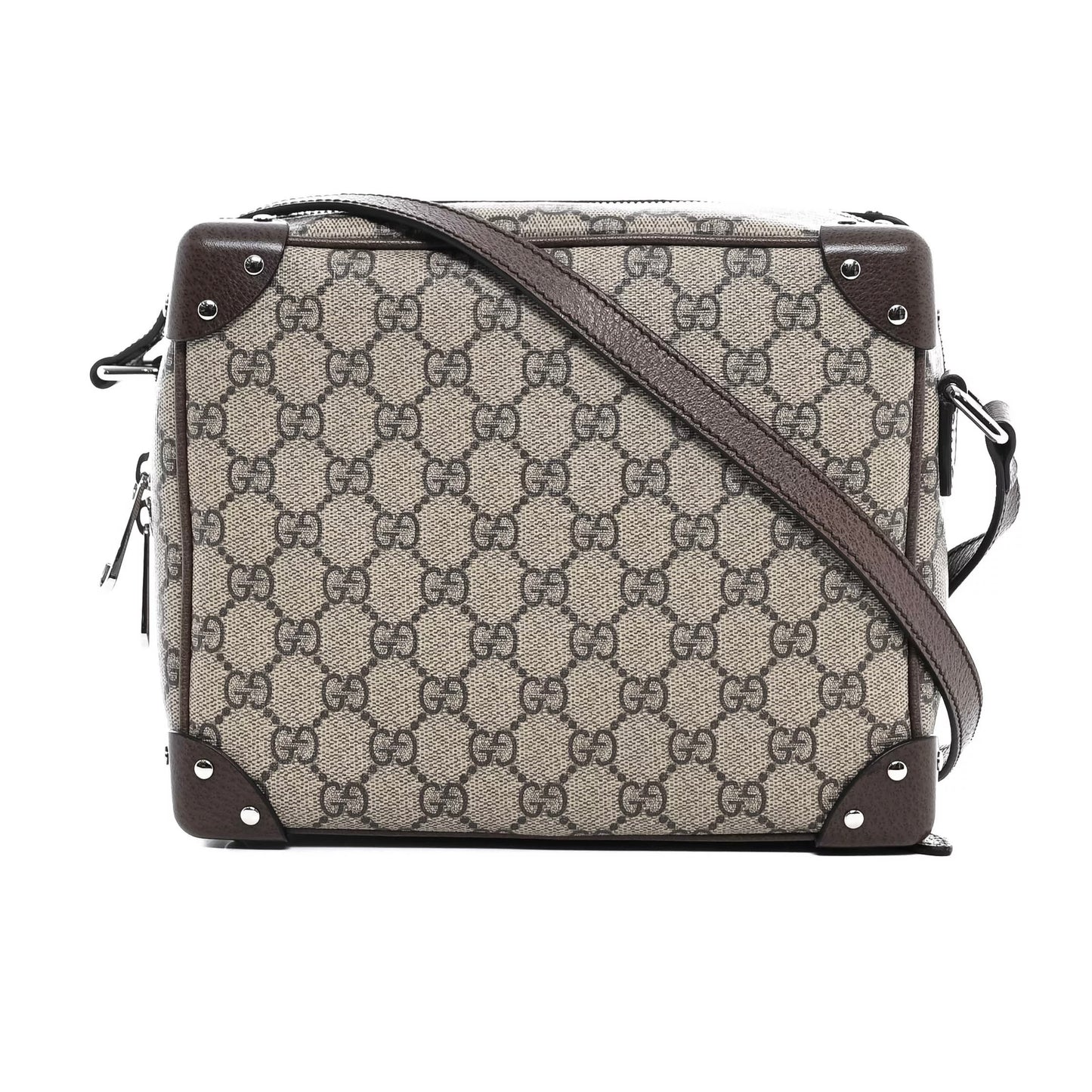 GUCCI SUPREME GG SQUARE TRUNK CROSSBODY