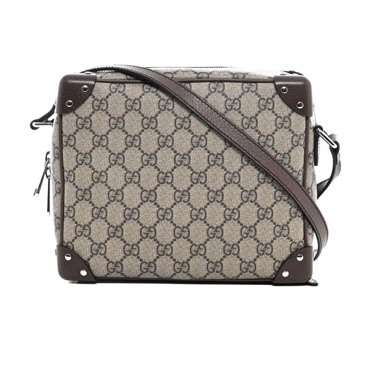 GUCCI SUPREME GG SQUARE TRUNK CROSSBODY
