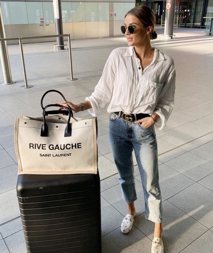 YVES SAINT LAURENT YSL RIVE GAUCHE BEIGE LARGE TOTE