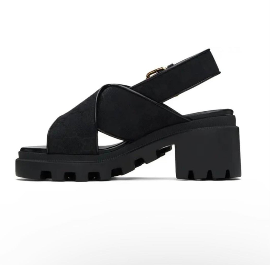 GUCCI LUG SOLE SANDALS