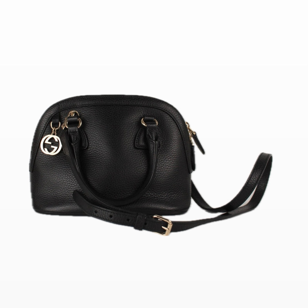 GUCCI GG CHARM DOME SMALL SATCHEL