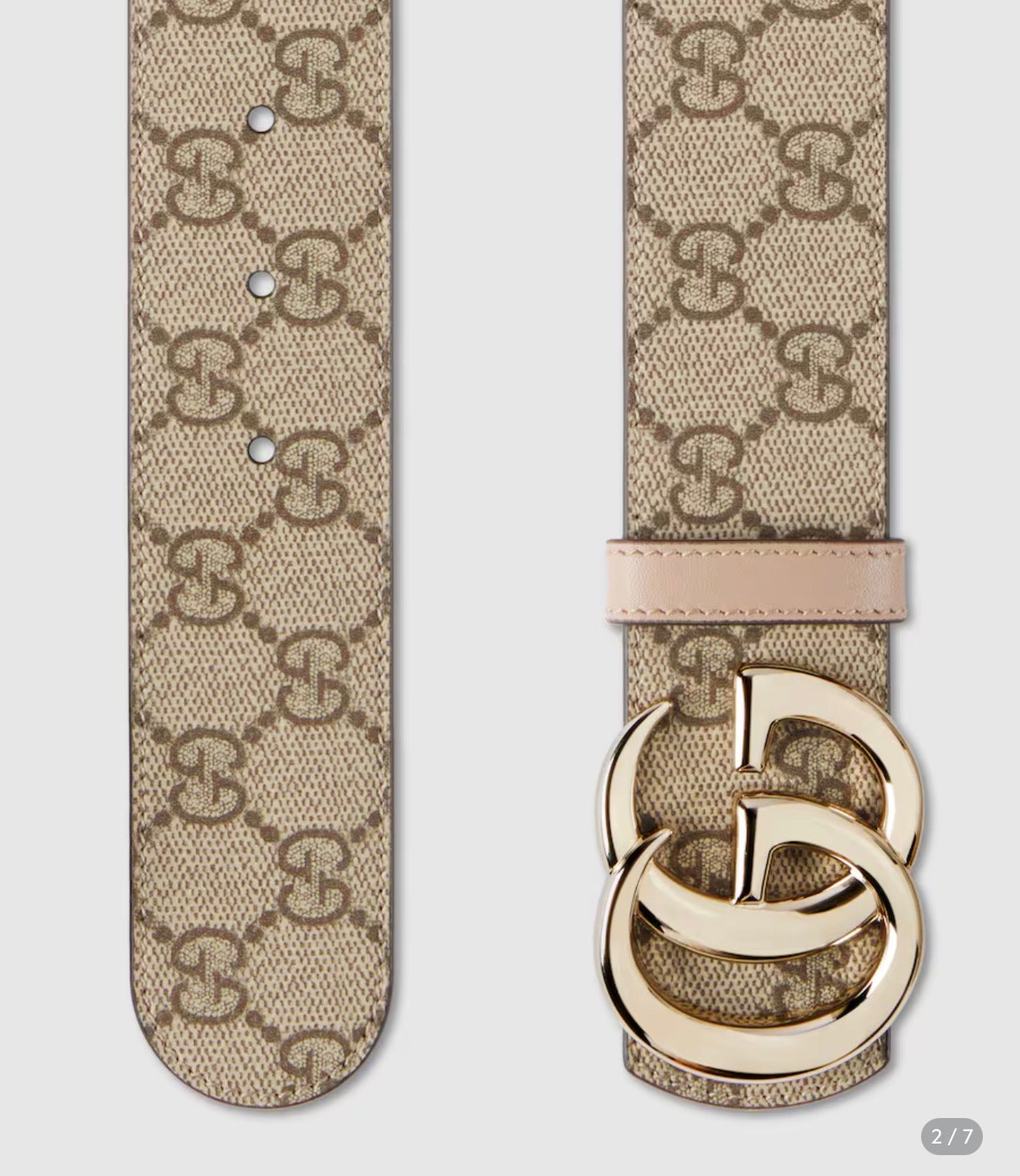 GUCCI GG MARMONT  WOMENS REVERSIBLE BELT