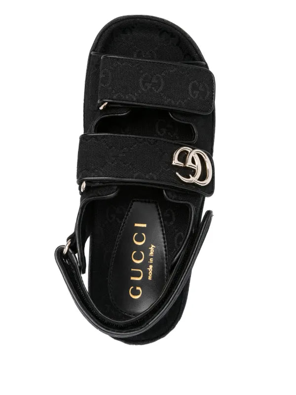 GUCCI DOUBLE GG WOMENS DAD SANDALS