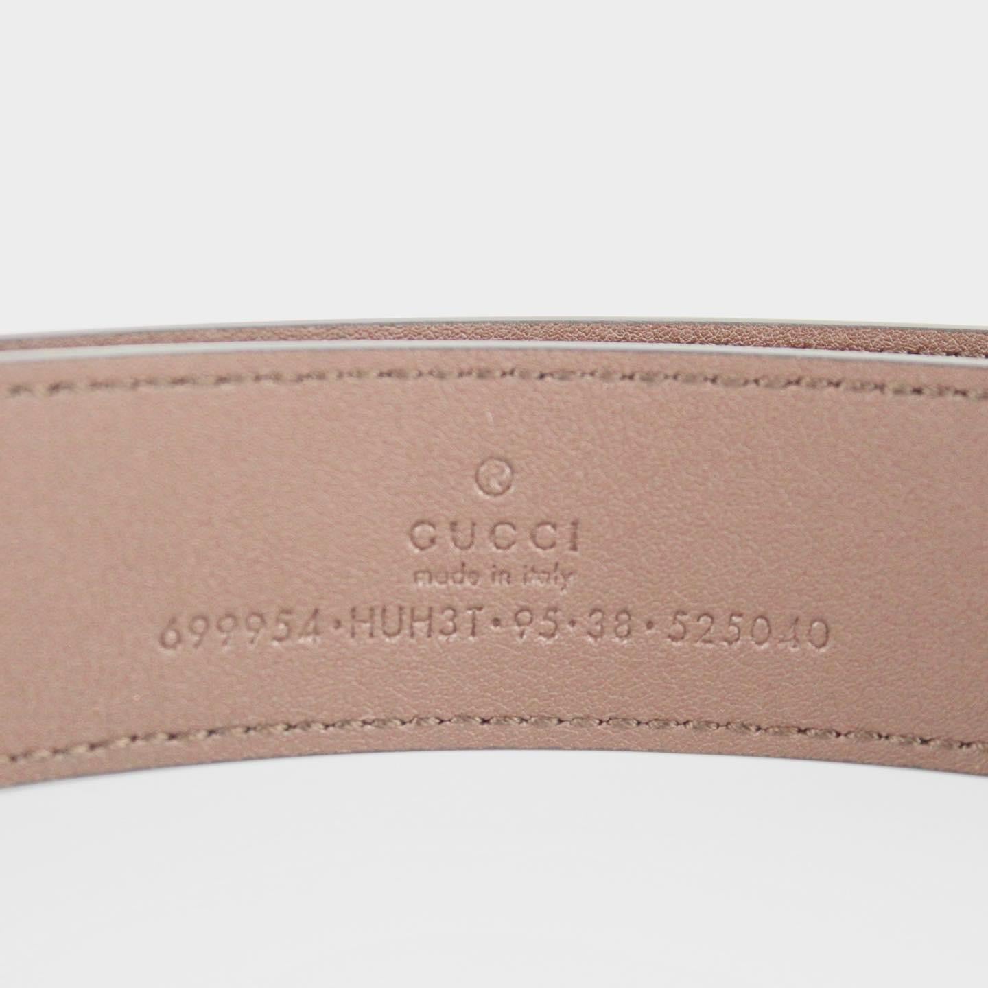 GUCCI BELT WITH BAMBOO BUCKLE IN BEIGE