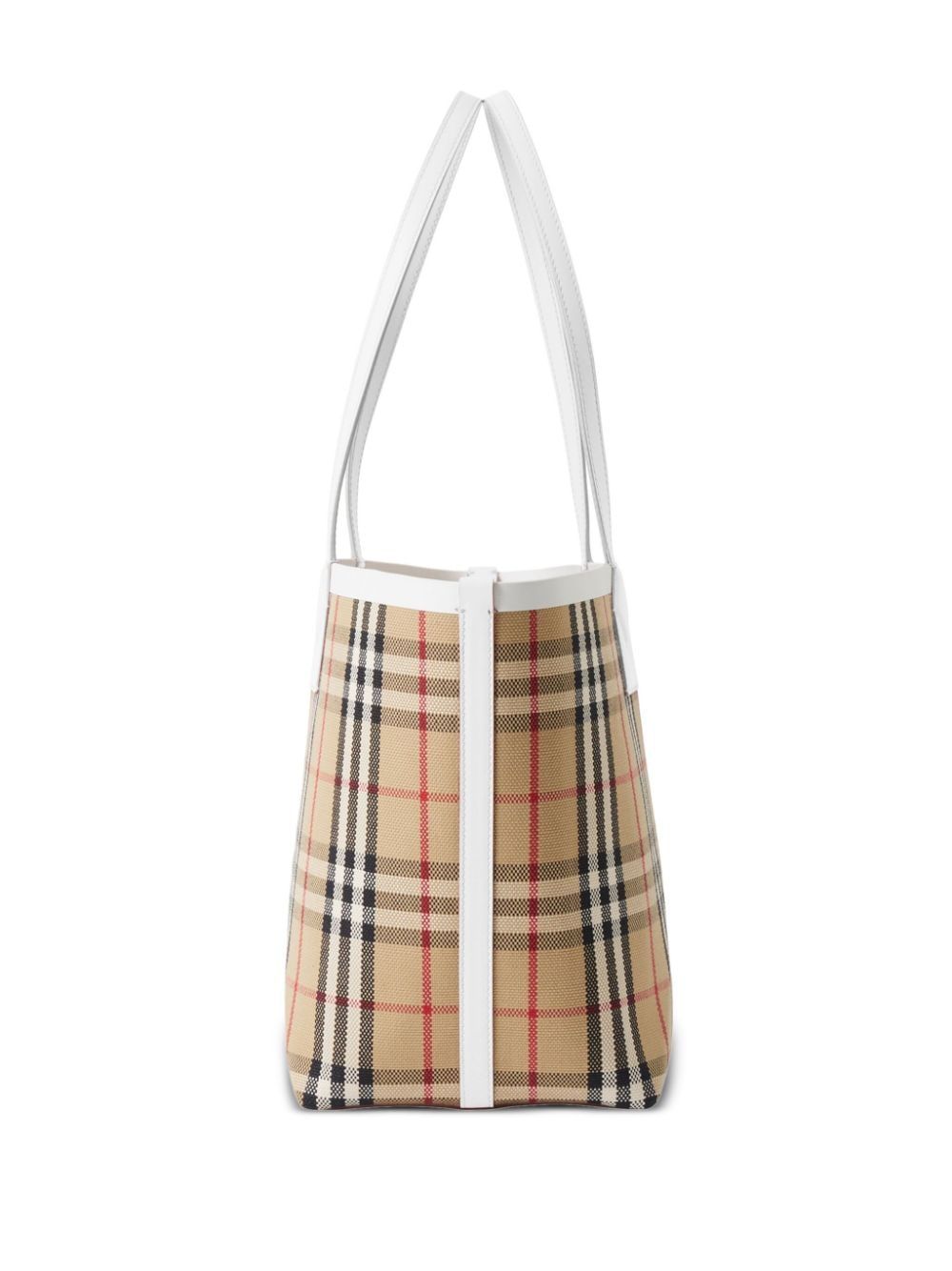 BURBERRY BB CHECK MEDIUM TOTE