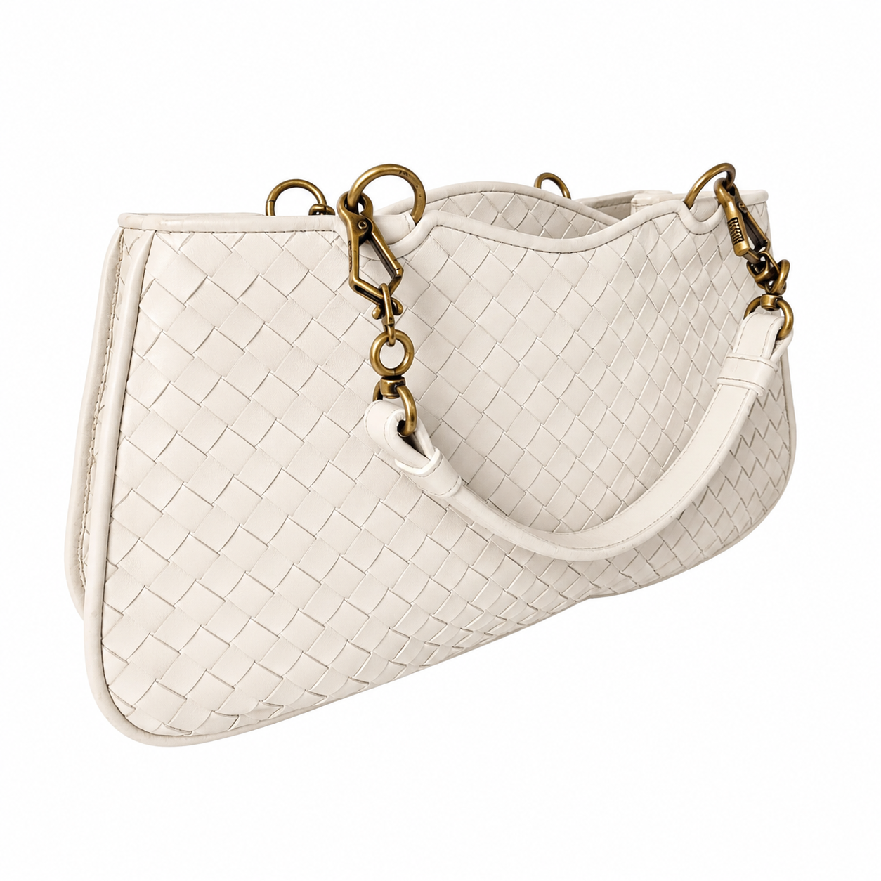BOTTEGA VENETTA INTRECCIATO WOVEN HANDBAG