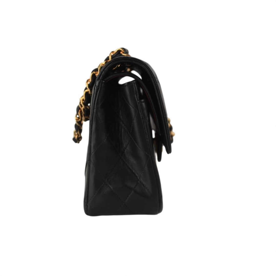 CHANEL CC DOUBLE FLAP SHOULDER BAG