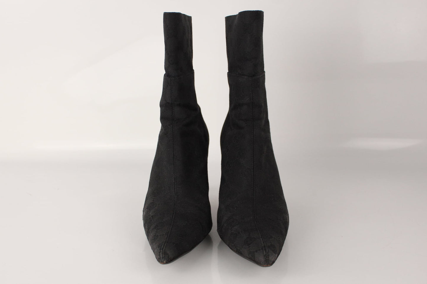 GUCCI GG CANVAS SOCK BOOTS