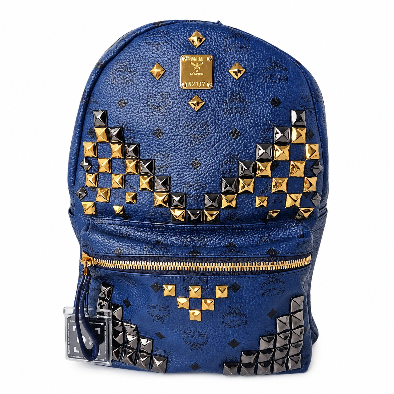 MCM VISETOS STUDDED UNISEX BACKPACK