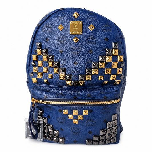 MCM VISETOS STUDDED UNISEX BACKPACK