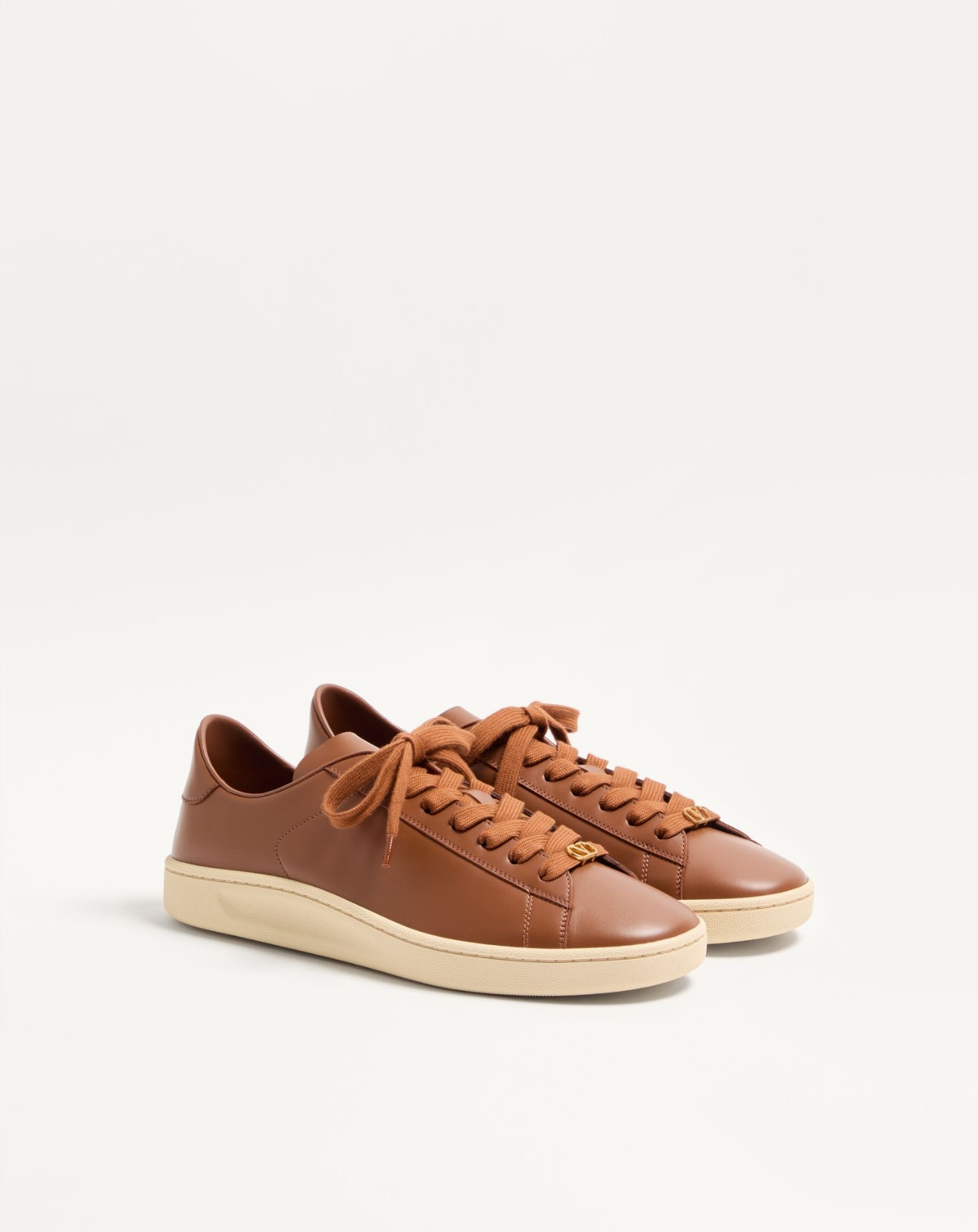 VALENTINO ROYCO MENS LEATHER SNEAKERS