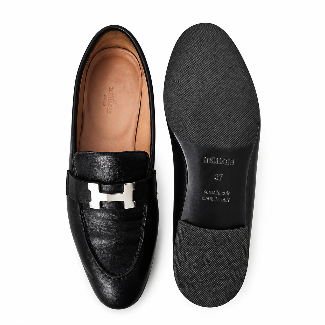HERMES PARIS WOMENS LOAFER