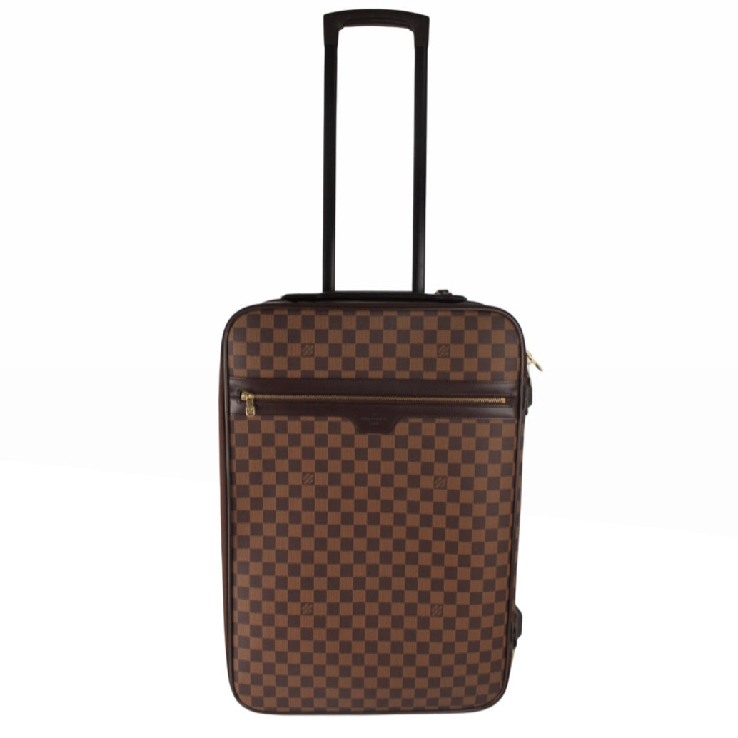 LOUIS VUITTON LV DAMIER COATED CANVAS PEGASE 55 SUITCASE