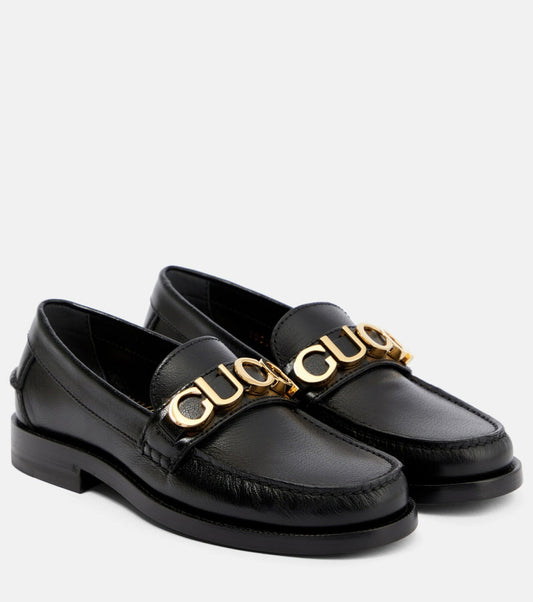 GUCCI GG WOMENS LOGO LOAFER