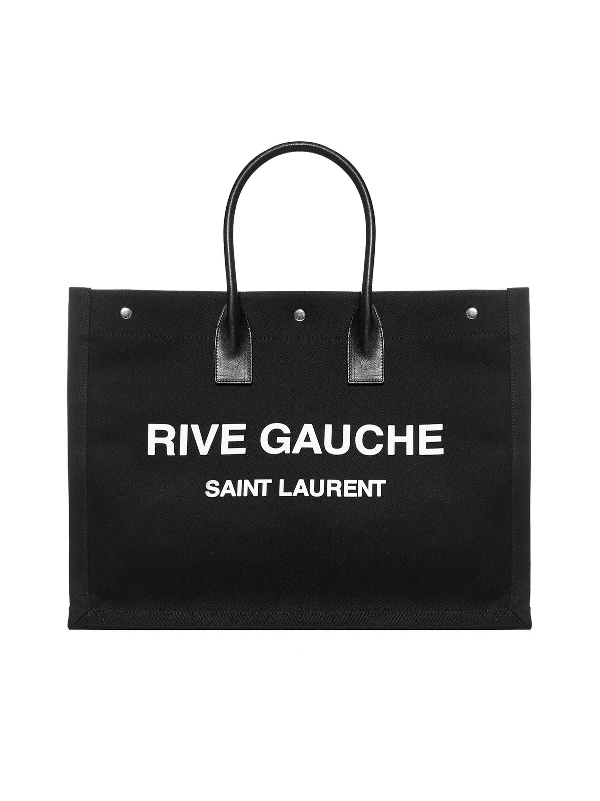 YVES SAINT LAURENT YSL RIVE GAUCHE  BLACK LARGE TOTE
