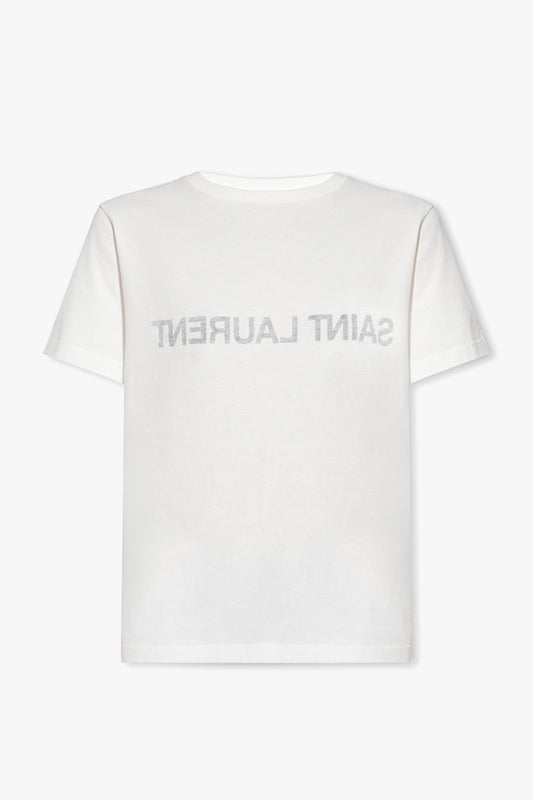 YSL YVES SAINT LAURENT LOGO UNISEX TSHIRT