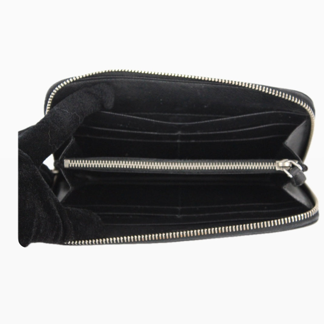 PRADA BLACK SAFFIANO LEATHER WALLET