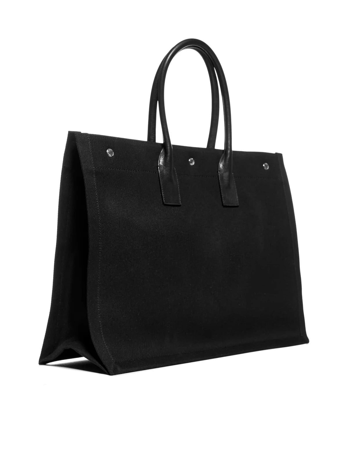 YVES SAINT LAURENT YSL RIVE GAUCHE  BLACK LARGE TOTE