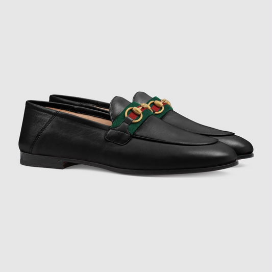 GUCCI GG WEB WOMENS LOAFER