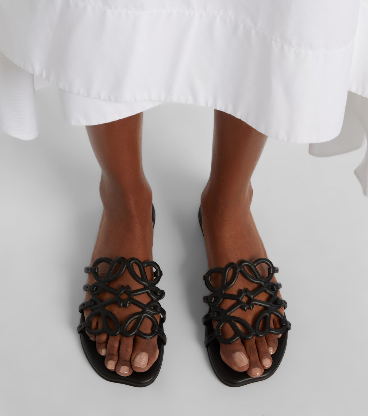 LOEWE PETAL ANAGRAM SLIDE