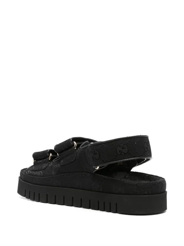 GUCCI DOUBLE GG WOMENS DAD SANDALS