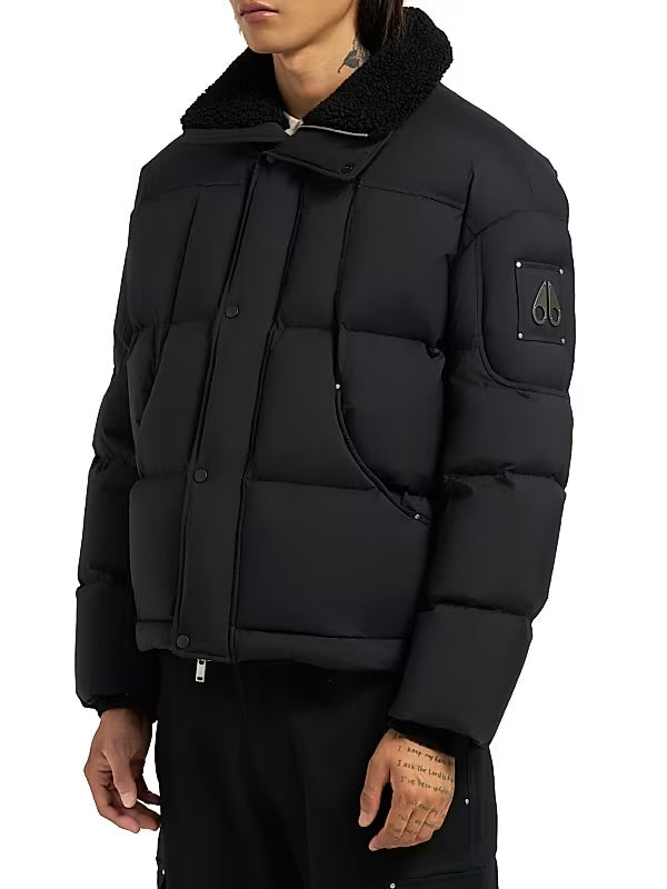 MOOSE KNUCKLE EVEREST FLEECE COLLAR DOWN PUFFER JACKET UNISEX