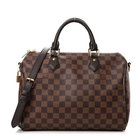 LOUIS VUITTON LV DAMIER EBENE SPEEDY BANDOLIERE 30
