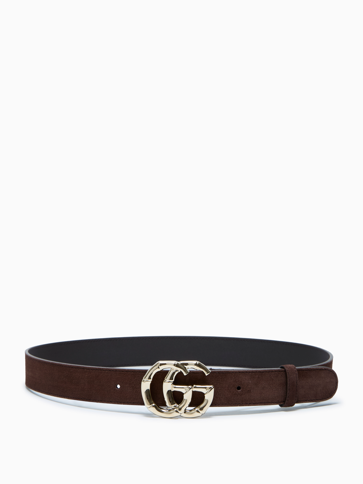 GUCCI GG SUEDE UNISEX BELT