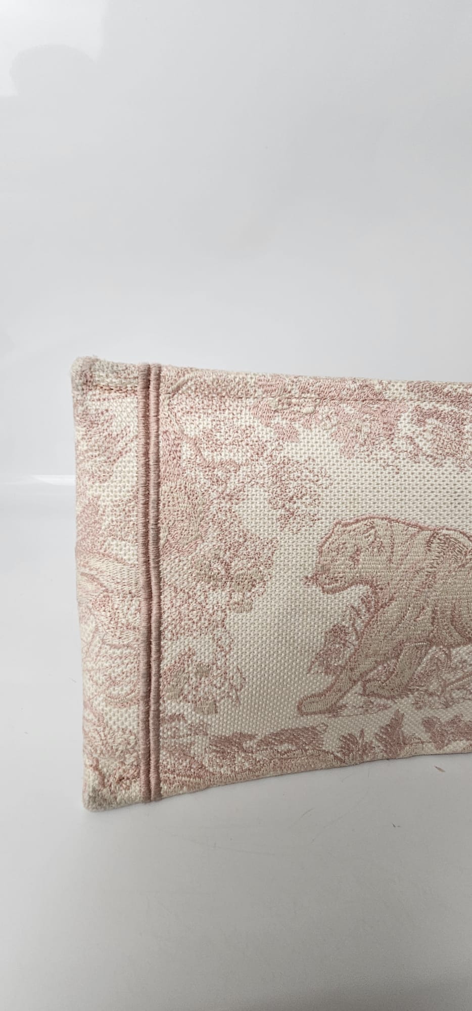 CHRISTIAN DIOR CD EMBROIDERED BOOK TOTE MEDIUM