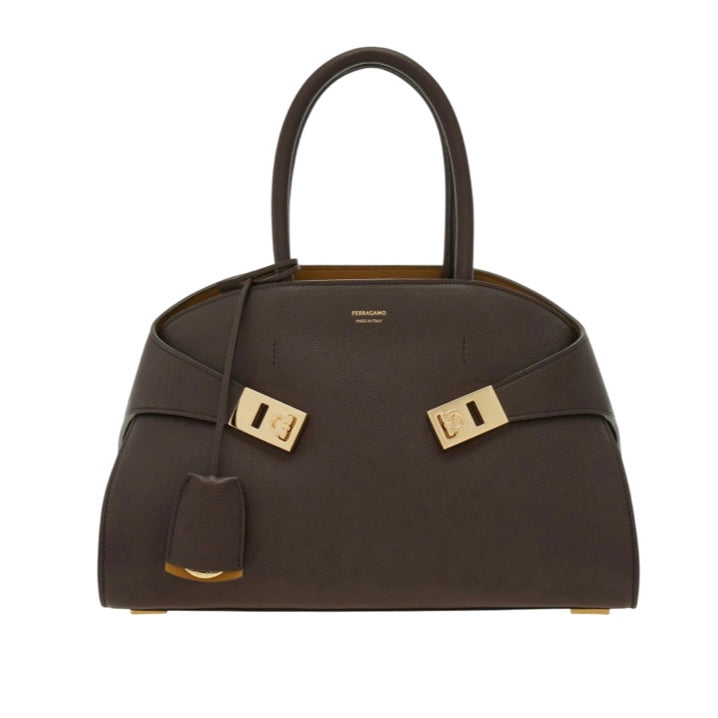 FERRAGAMO HUG BICOLOR HANDBAG